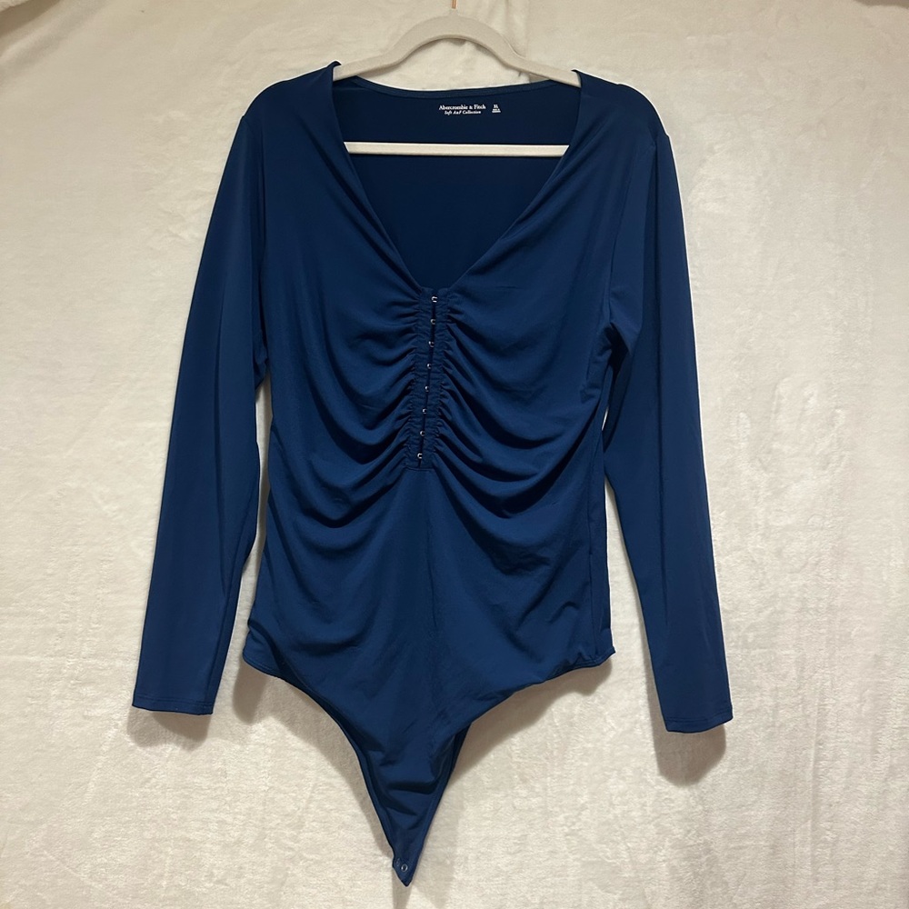 Abercrombie & Fitch Navy Soft Collection Bodysuit
